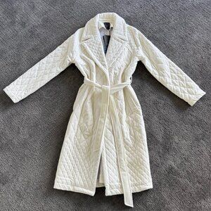 Lysse Starla Quilted Velvet Trench Coat New with Tags